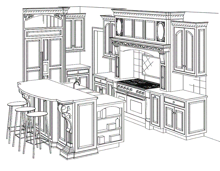 Create a Kitchen Cabinets in SketchUp - YouTube